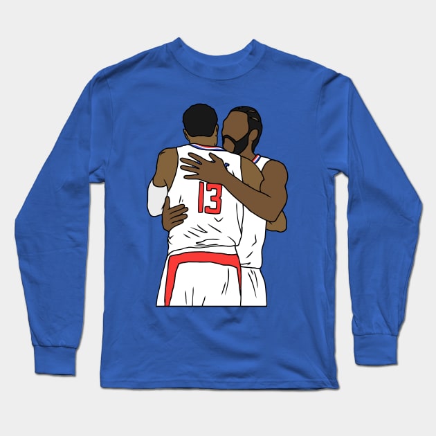 Kawhi And Paul George Long Sleeve T-Shirt by rattraptees